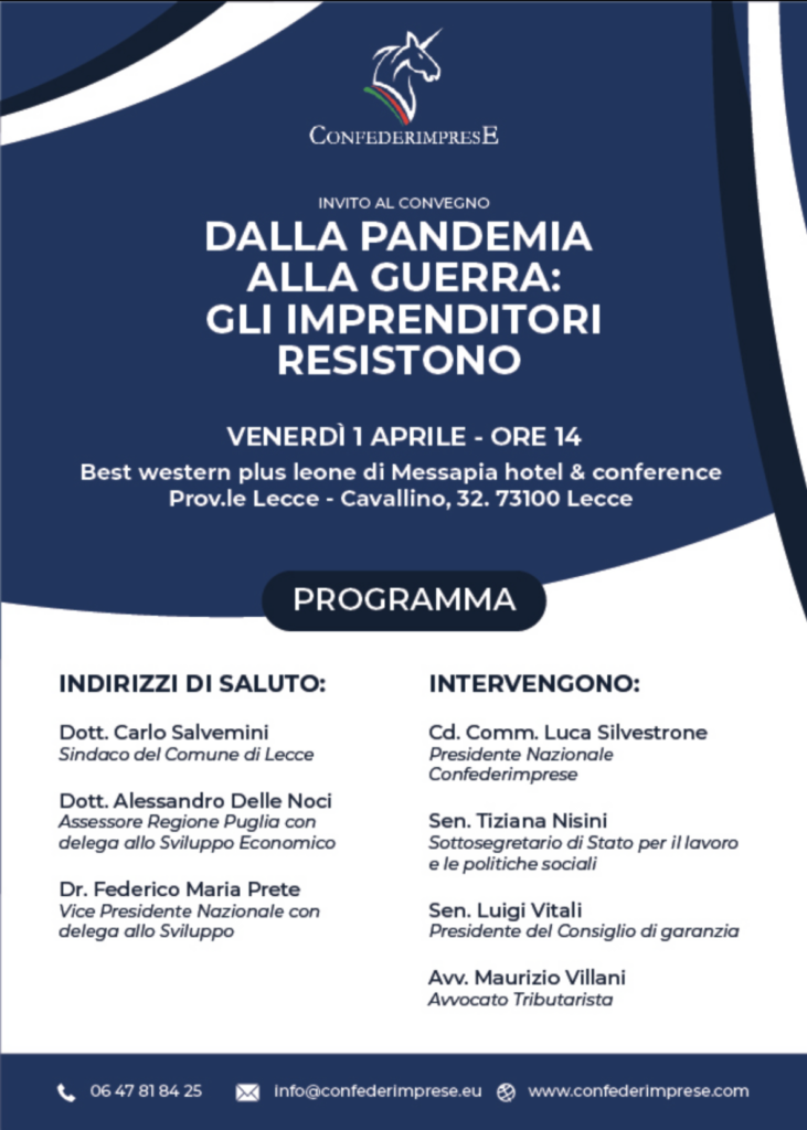 locandina convegno dalla pandemia alla guerra