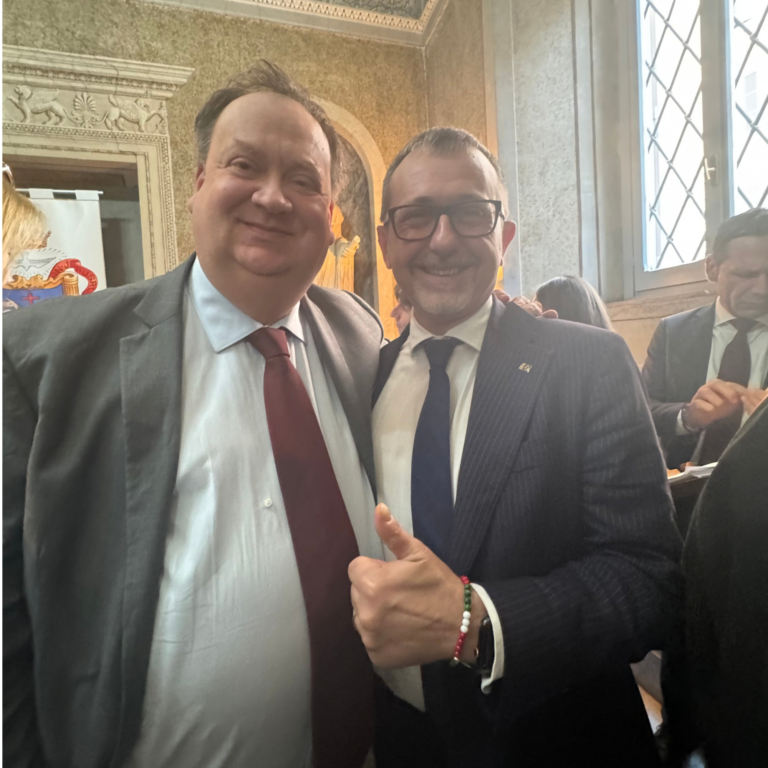 Luca Silvestrone con Andrea Del Mastro delle Vedove